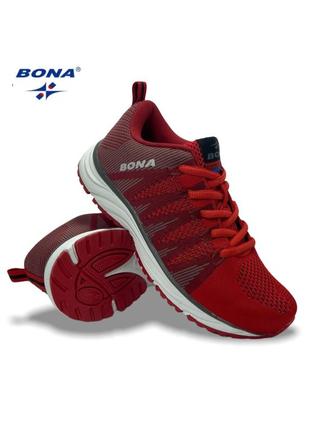 Кроссовки bona красные