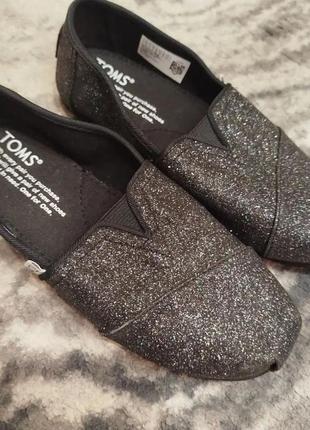 Мокасины, лоферы для девочки toms оригинал новые