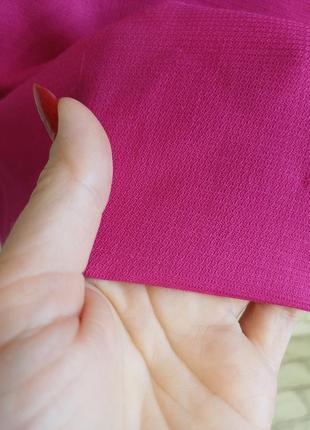 Новое стильное платье миди в сочно розовом цвете фуксия, размер 2-3хл7 фото