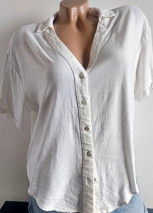 Белая женская блуза shein