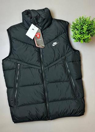Мужская демисезонная жилетка безрукавка nike storm fit