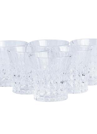 Стакан для воды и сока стеклянный прозрачный