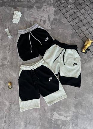 Мужские спортивные трикотажные шорты nike tech fleece