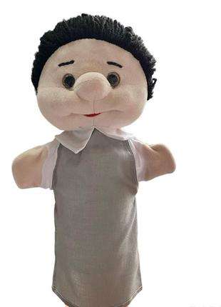 М'яка іграшка-рукавичка вчителька різнокольоровий 33 см м161