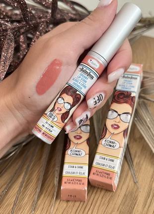 Оригінал thebalm jour lip gloss блиск для губ konni chiwa оригинал блеск для губ