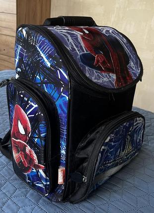 Школьный каркасный рюкзак spider man