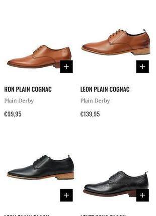 Бездоганні класичні шкіряні туфлі німецького бренду чоловічого взуття gordon & bros2 фото