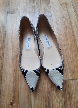 Туфельки, балетки jimmy choo, розмір 38