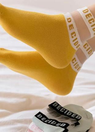 Набір жіночих шкарпеток з сіточкою, яскраві шкарпетки підліткові, носки женские с сеточкой, комплект яскравих носків4 фото