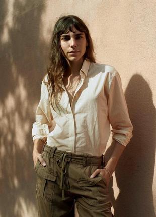 Женская рубашка zara (лимитированная коллекция)