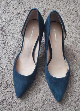Туфли замшевые