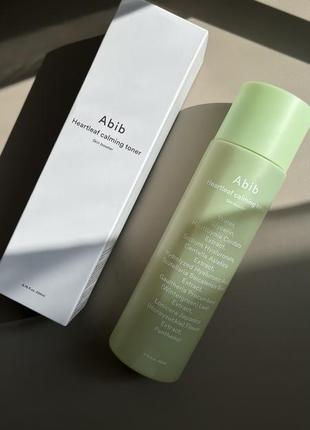 Abib heartleaf calming toner skin відновлюючий тонер
