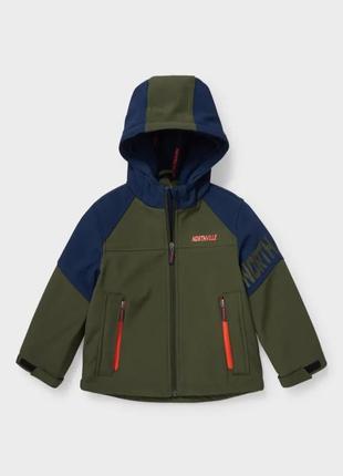 Курточка на флісі єврозима утеплена куртка softshell c&a cunda