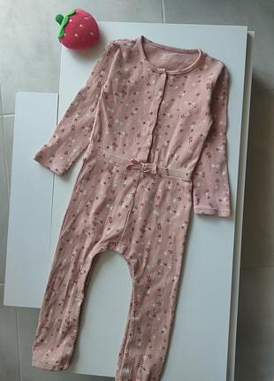 🩰 вафельний комбінезон на 1,5-2 роки