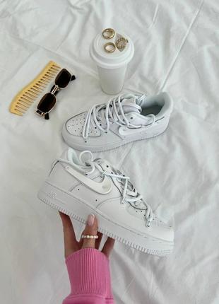 Женские кроссовки nike air force 1low white off