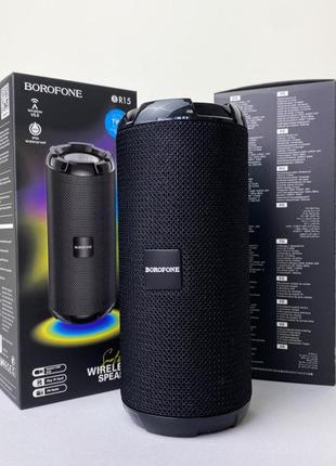 Бездротова bluetooth колонка якісна та стильна водонепроникна ємність акумулятора: 1200 ма·год чорний