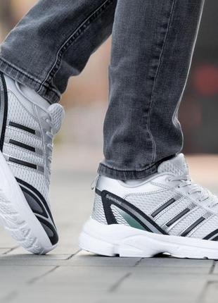 Кроссовки мужские легкие adidas response grey стильные серые повседневные кроссовки адидас на лето5 фото