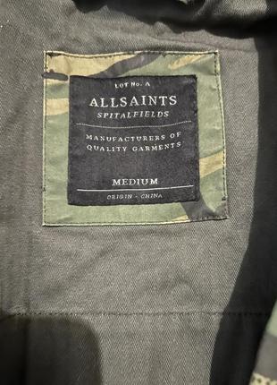Allsaints - пиджак рубашка милитари3 фото