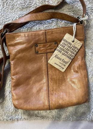 Мужская сумка из натуральной кожи, кромбуди gianni conti