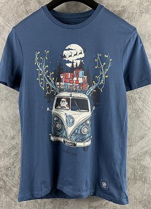 Футболка з принтом volkswagen