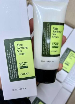 Сонцезахисний крем cosrx aloe soothing sun cream spf50 pa 50ml