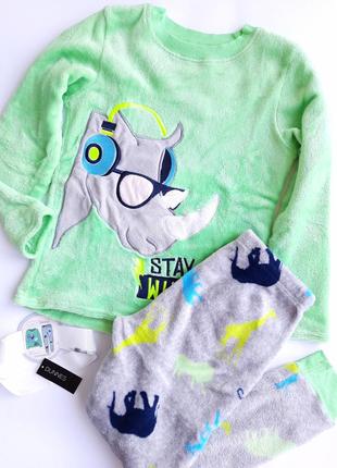 Теплая плюшевая пижама dunnes германия 9-10лет