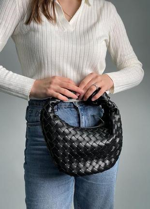 Bottega veneta nappa intrecciato mini jodie black8 фото