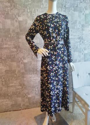 Довга сукня з віскози zara