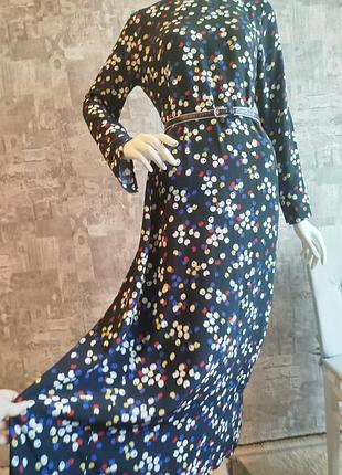 Довга сукня з віскози zara4 фото