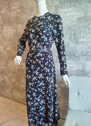 Довга сукня з віскози zara3 фото