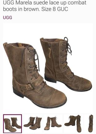 Ugg оригинал кожаные уги ботинки берцы стелька овчина американское качество