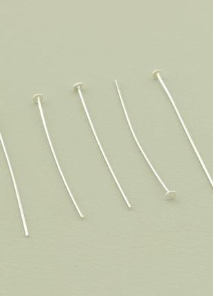 Піни пара срібло (925) 30x2мм.