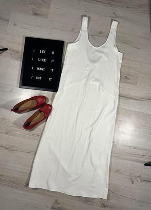 Довга базова сукня zara