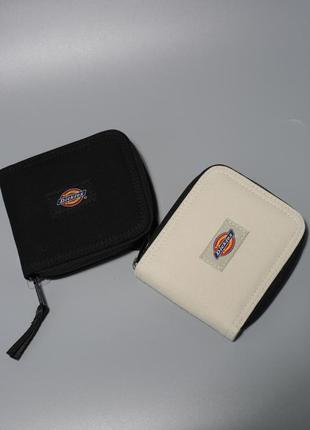 Кошелек dickies мужской / женский черный / бежевый8 фото