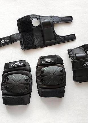 Підлітку захисний комплект crane для колін і рук р.l наколінники