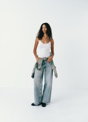 Широкі джинси trf zara 32/36/38 розмір - xs/s/m