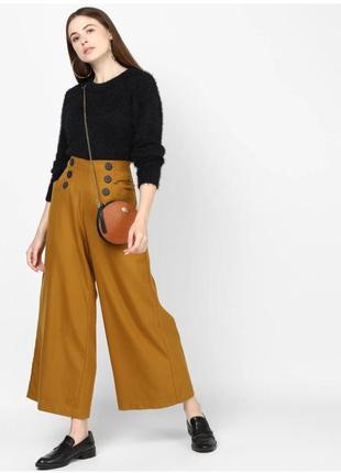 Zara women кюлоты wide legs pants 👠🧡