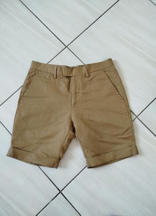 Стильные шорты h&amp;m лен коттон