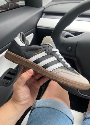 Adidas samba triple layer black