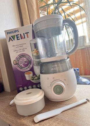 Пароварка-блендер philips avent 4в1