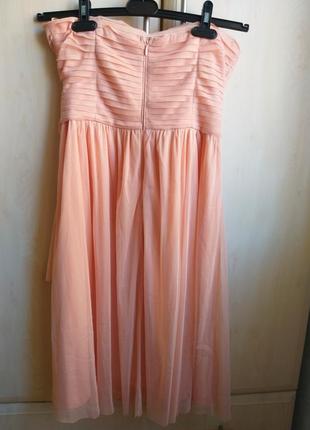 Сукня персикова2 фото