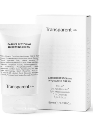 Крем transparent lab barrier restoring hydrating cream 50 мл