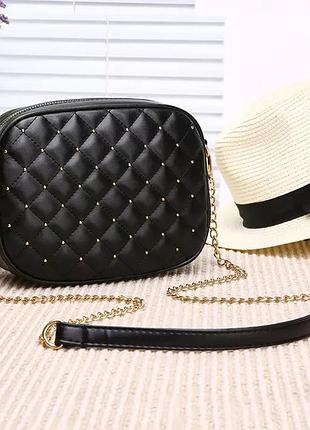 Женская кожаная сумка weisen daishu 0714 black