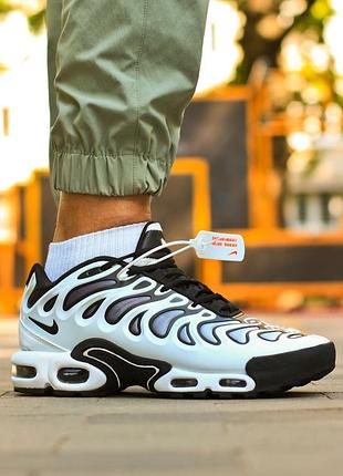Мужские кроссовки найк аэр макс плюс дрифт / nike air max plus drift white/black