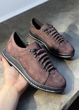 Кеды из натуральной кожи (24 см)