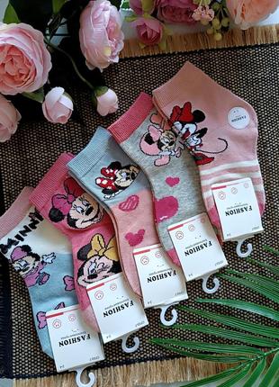 Якісні дитячі шкарпетки мінні маус дісней