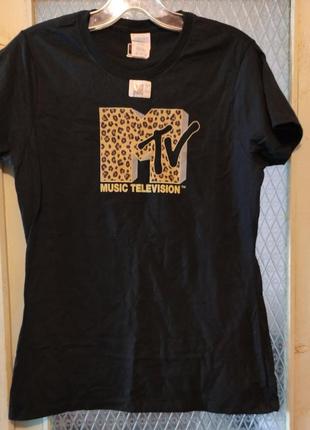 Размер s новая футболка майка с европы mtv music television мтв