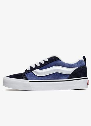 Vans knu-skool 'navy white' box 441 фото