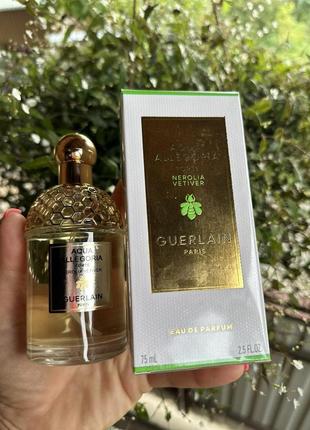 Парфум guerlain aqua allegoria forte nerolia vetiver, 75 мл