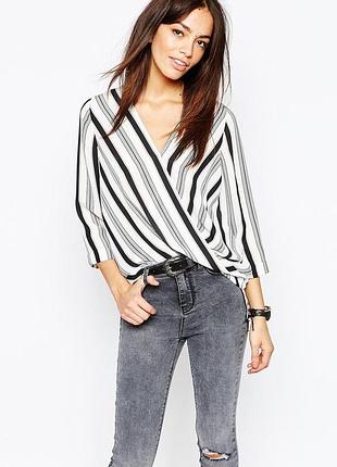 Блуза в смужку вільна